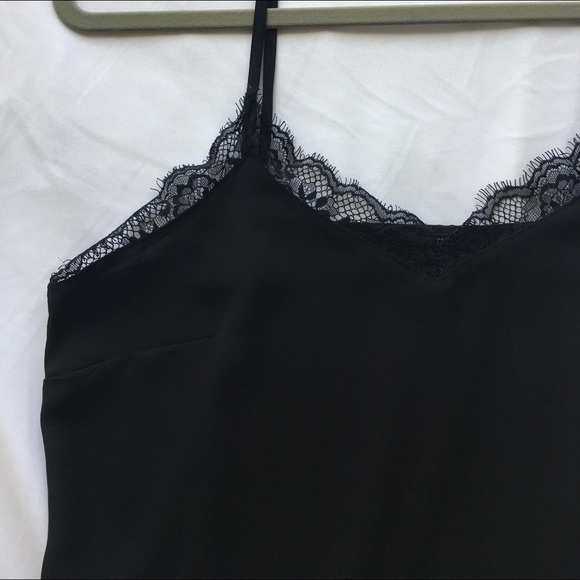 Black Lace Tank Top - Picture 4 of 5